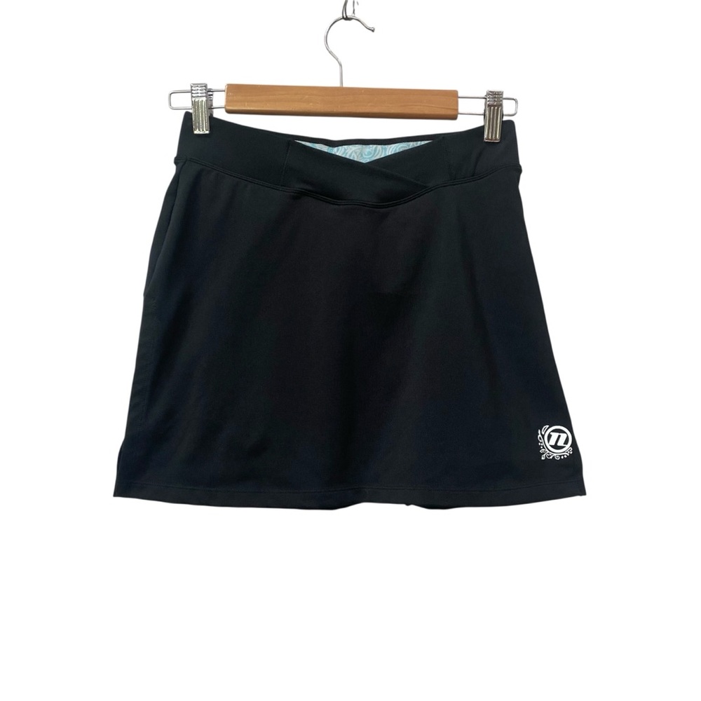 Novara Black Cycling Shorts  Skort size M - FLAW